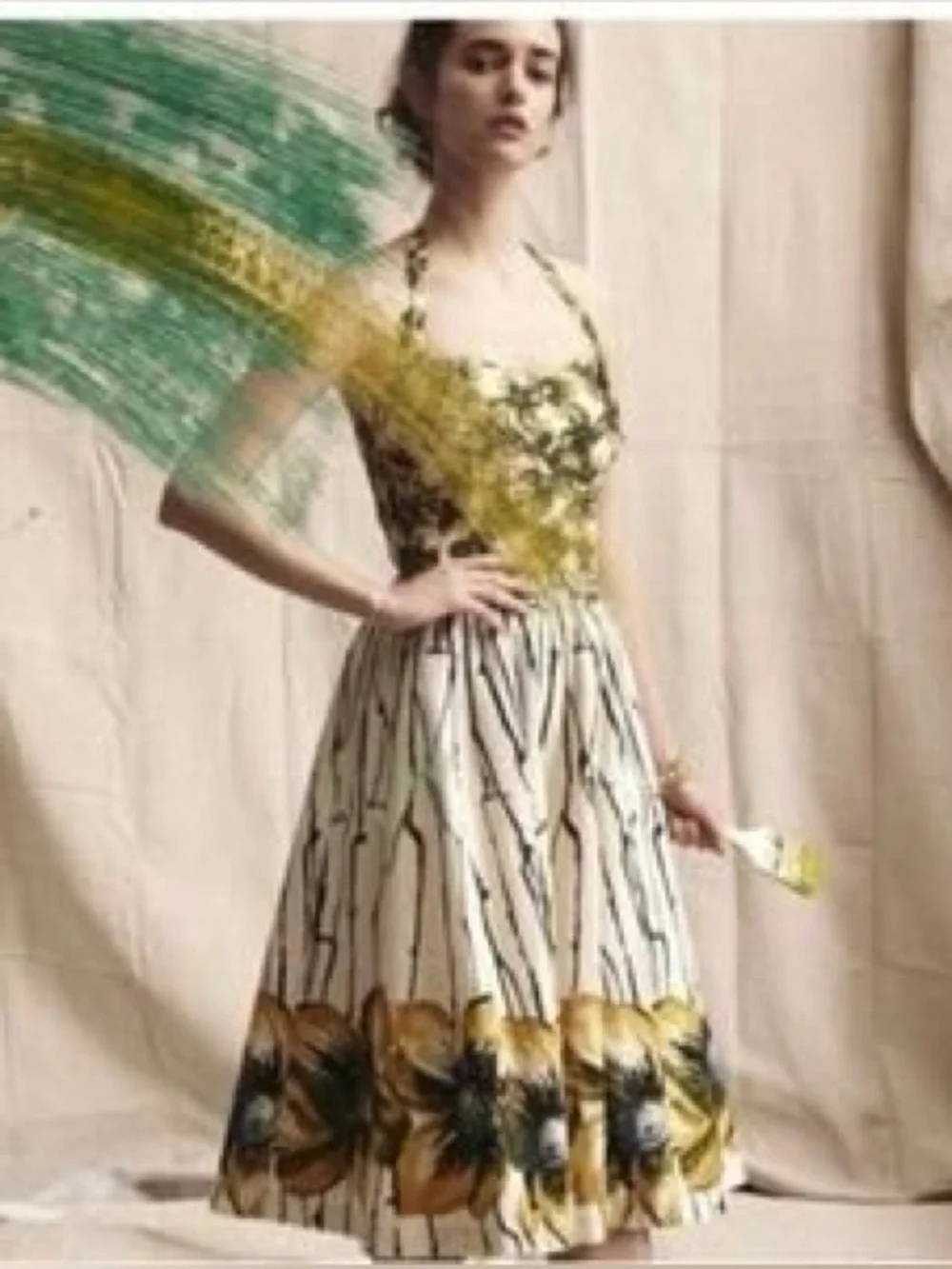 Anthropologie Girls From Savoy Burgeoning Hypericum Floral Dress - Picture 12 of 12